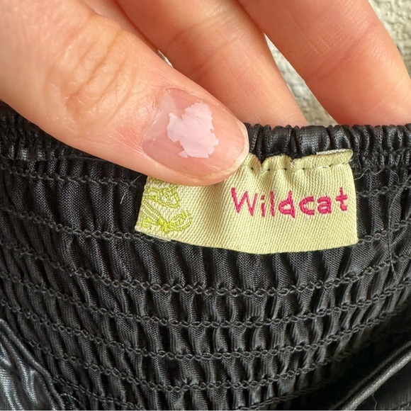 Y2k Wildcat Womens Medium Faux Leather Tank Top Whimisgoth Grunge Lace Y2K - Picture 4 of 9
